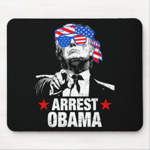 Alfombrilla De Ratón Camiseta Divertida Arresto Obama 2025 Arresto Obam