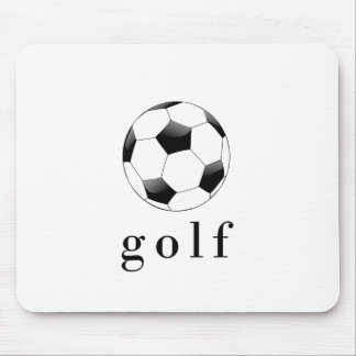 Alfombrilla De Ratón Camiseta divertida de fútbol golf