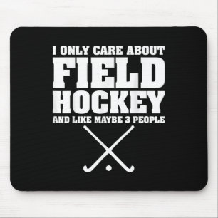 Alfombrilla De Ratón Camiseta Divertida de Hockey Solo Me Importa el Ho