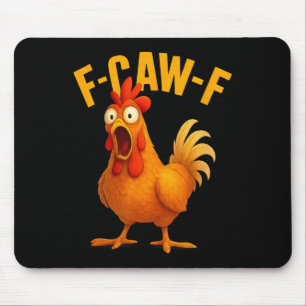 Alfombrilla De Ratón Camiseta divertida de humor de pollo granja animal
