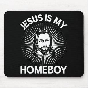 Alfombrilla De Ratón Camiseta divertida de la Biblia cristiana Jesús es