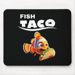 Alfombrilla De Ratón Camiseta Divertida de Tacos de Pescado! Amante de 
