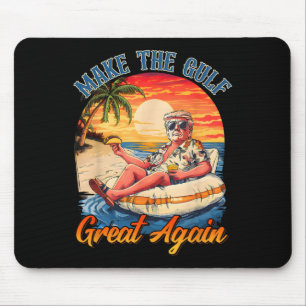 Alfombrilla De Ratón Camiseta Divertida de Trump Haz que el Golfo Sea G