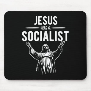 Alfombrilla De Ratón Camiseta Divertida Jesús Era Un Socialista Jesús R