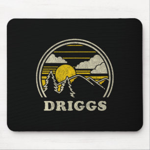 Alfombrilla De Ratón Camiseta Driggs Idaho Id Vintage Montañas Senderis