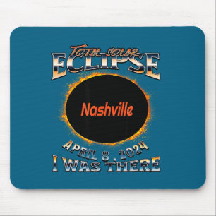 Alfombrilla De Ratón Camiseta Eclipse Solar Nashville Indiana Allí