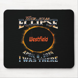 Alfombrilla De Ratón Camiseta Eclipse Solar Westfield Indiana Allí