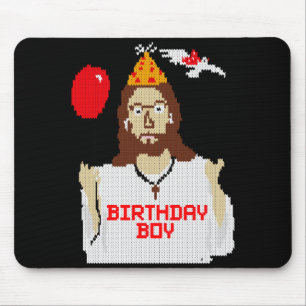 Alfombrilla De Ratón Camiseta esencial de Navidad niño cumpleaños Jesús