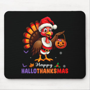 Alfombrilla De Ratón Camiseta Feliz Hallothanksmas Halloween Día de Acc