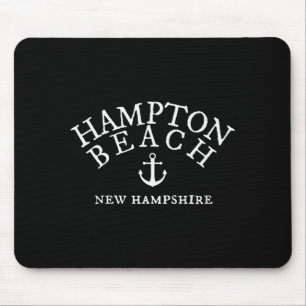 Alfombrilla De Ratón Camiseta Hampton Beach Nh, ciudad marítima de New
