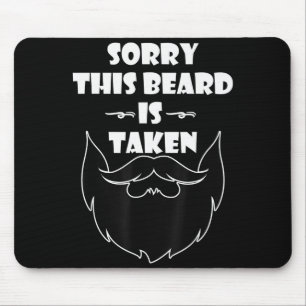 Alfombrilla De Ratón Camiseta Hombre Lo Siento Esta Barba Está Ocupada