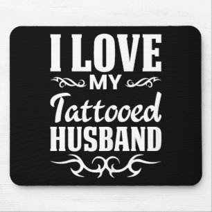 Alfombrilla De Ratón Camiseta Marido Tatuado Tatuaje