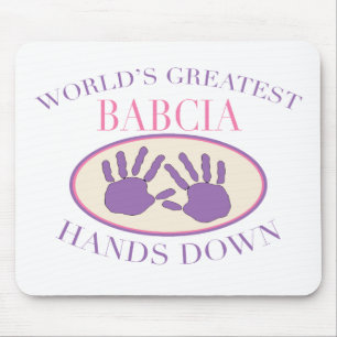 Alfombrilla De Ratón Camiseta Mejores Manos de Babcia