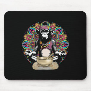 Alfombrilla De Ratón Camiseta Namaste Yoga Zen Gráfica Hippie Mono Medi