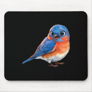 Alfombrilla De Ratón Camiseta Pájaro Azul Oriental Amantes de las Aves