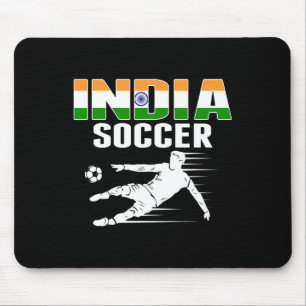 Alfombrilla De Ratón Camiseta para Amantes del Fútbol de India - Bander