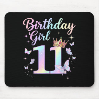 Alfombrilla De Ratón Camiseta para niñas cumpleaños 11 años