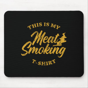 Alfombrilla De Ratón Camiseta Parrilla Papá Barbacoa Esta Es Mi Carne H