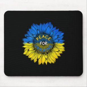 Alfombrilla De Ratón Camiseta Paz para Ucrania Ucrania Girasol Ukrainia