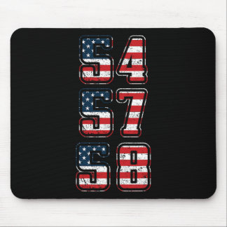 Alfombrilla De Ratón Camiseta presidencial Trump 54 57 58, tercer presi
