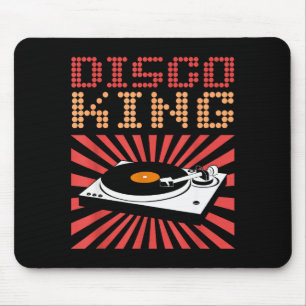 Alfombrilla De Ratón Camiseta temática de Disco de los 70 vintage retro