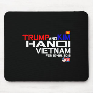 Alfombrilla De Ratón Camiseta Vietnam Suummit Kim y Trump