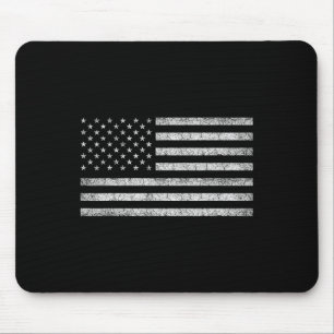 Alfombrilla De Ratón Camiseta vintage de la bandera americana para muje