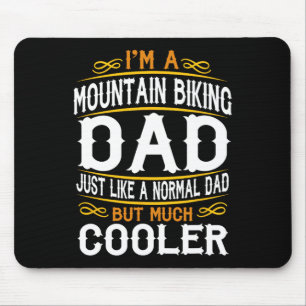 Alfombrilla De Ratón Camiseta Vintage de Papá en Bicicleta de Montaña,