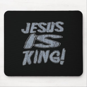 Alfombrilla De Ratón Camisetas Cristianos Para Los Hombres Jesús Es Rey