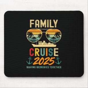 Alfombrilla De Ratón Camisetas de crucero familiares 2025 Vacaciones de
