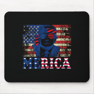 Alfombrilla De Ratón Camisetas De Estados Unidos 4 De Julio Trump Fl Es