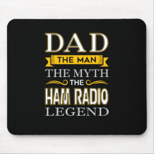Alfombrilla De Ratón Camisetas de Ham Radio Dad de Hens para los padres