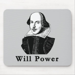 Alfombrilla De Ratón Camisetas de la FUERZA DE VOLUNTAD de William