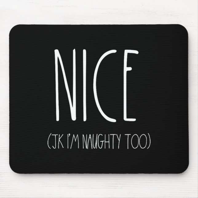 Alfombrilla De Ratón Camisetas De Parejas Ridículas Y Agradables Para N (Frente)