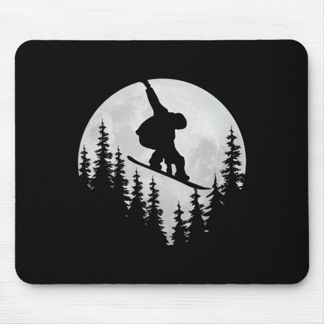 Alfombrilla De Ratón Camisetas de snowboard Freestyle Snowboarder - Sno (Frente)