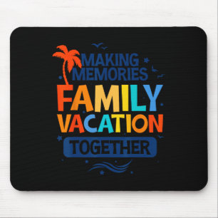 Alfombrilla De Ratón Camisetas de vacaciones en familia Cruise 2025 Muj