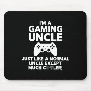 Alfombrilla De Ratón Camisetas de videojuegos divertidos Uncle Gamer