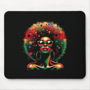Alfombrilla De Ratón Camisetas del 10 de junio mujeres afroafricanas dr
