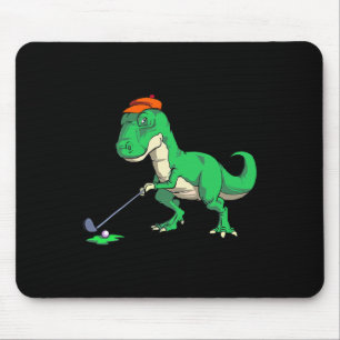 Alfombrilla De Ratón Camisetas divertidas de golf con dinosaurio T Rex