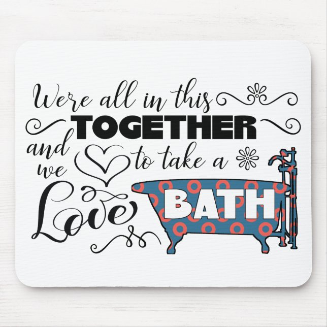 Alfombrilla De Ratón Camisetas Gin Phish Bathtub y accesorios (Frente)