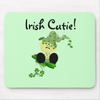 Alfombrilla De Ratón Camisetas y regalos de Cutie del irlandés del