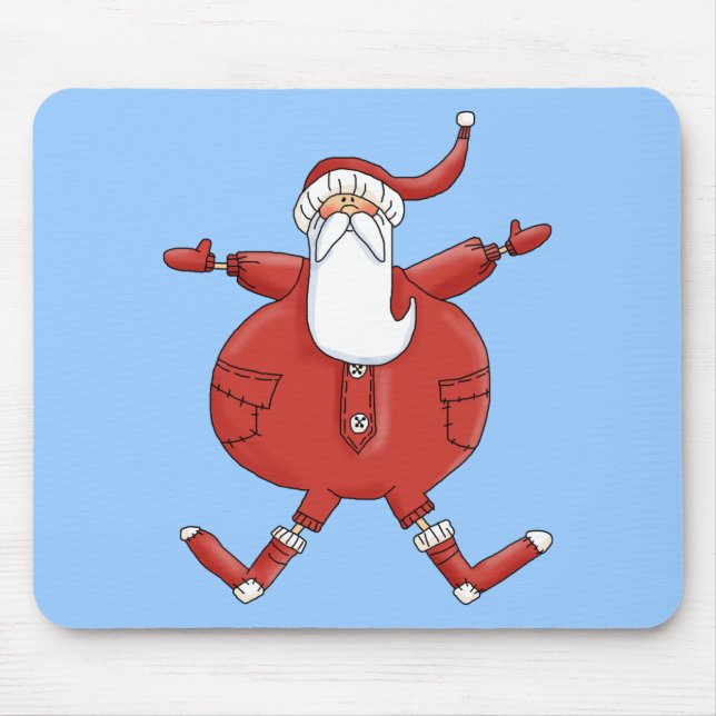 Alfombrilla De Ratón Camisetas y regalos de Jolly Santa (Frente)