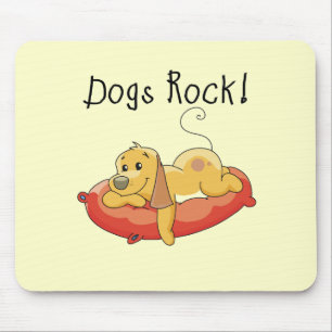 Alfombrilla De Ratón Camisetas y regalos de la roca de los perros