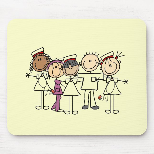 Alfombrilla De Ratón Camisetas y regalos de la semana de las enfermeras (Frente)