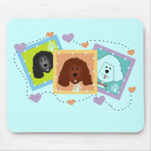 Alfombrilla De Ratón Camisetas y regalos de los retratos del perro
