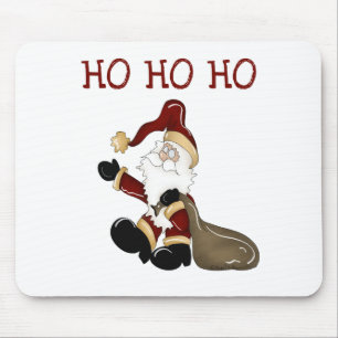 Alfombrilla De Ratón Camisetas y regalos de Santa HO HO HO