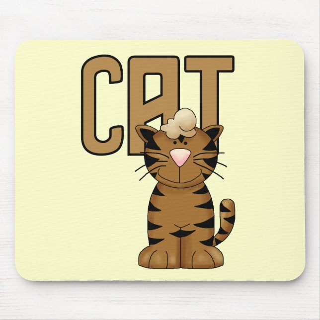 Alfombrilla De Ratón Camisetas y regalos del gato (Frente)