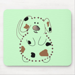 Alfombrilla De Ratón Camisetas y regalos del perro del dibujo animado