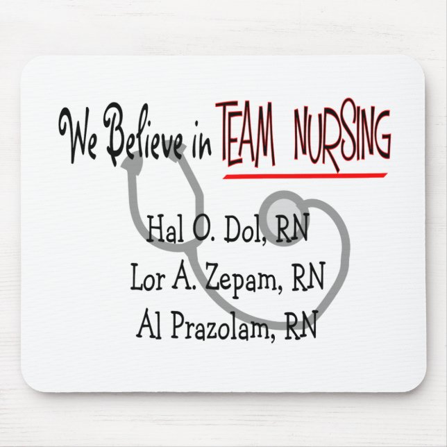 Alfombrilla De Ratón Camisetas y regalos divertidos de la enfermera de (Frente)