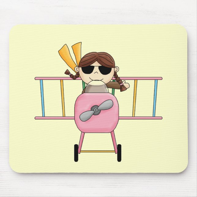 Alfombrilla De Ratón Camisetas y regalos experimentales del chica (Frente)